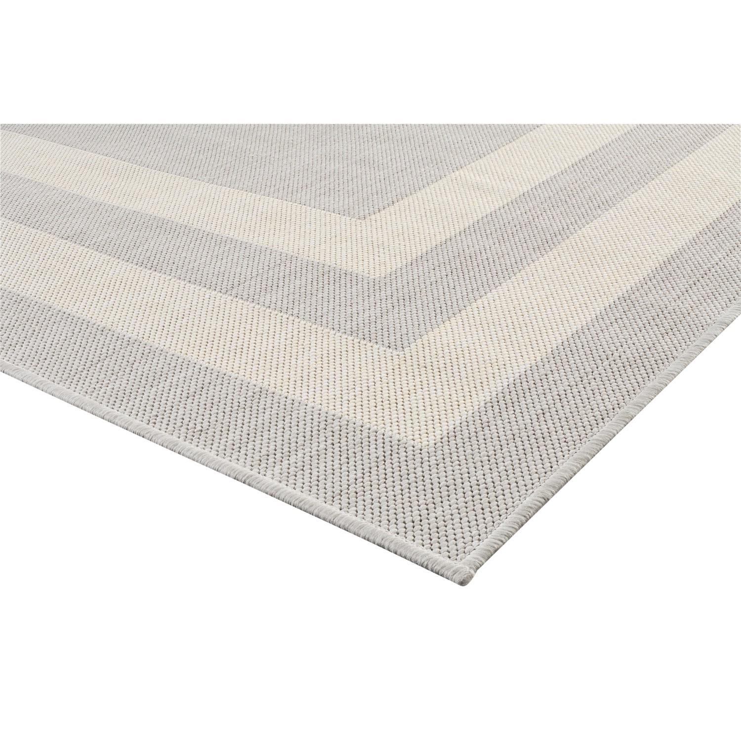 Peyer Syntex Teppich Terrace Bordüre Pflegeleicht Farbe Grau 160 x 230 cm günstig online kaufen