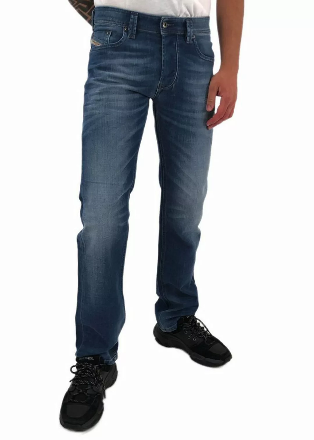 Diesel Straight-Jeans Diesel Herren Larkee R18T8 Jeans Hose Regular Straigh günstig online kaufen