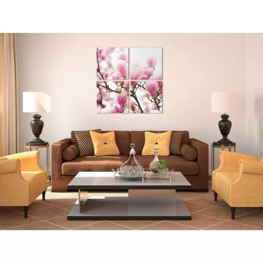 Wandbild Blühender Magnolienbaum XXL günstig online kaufen