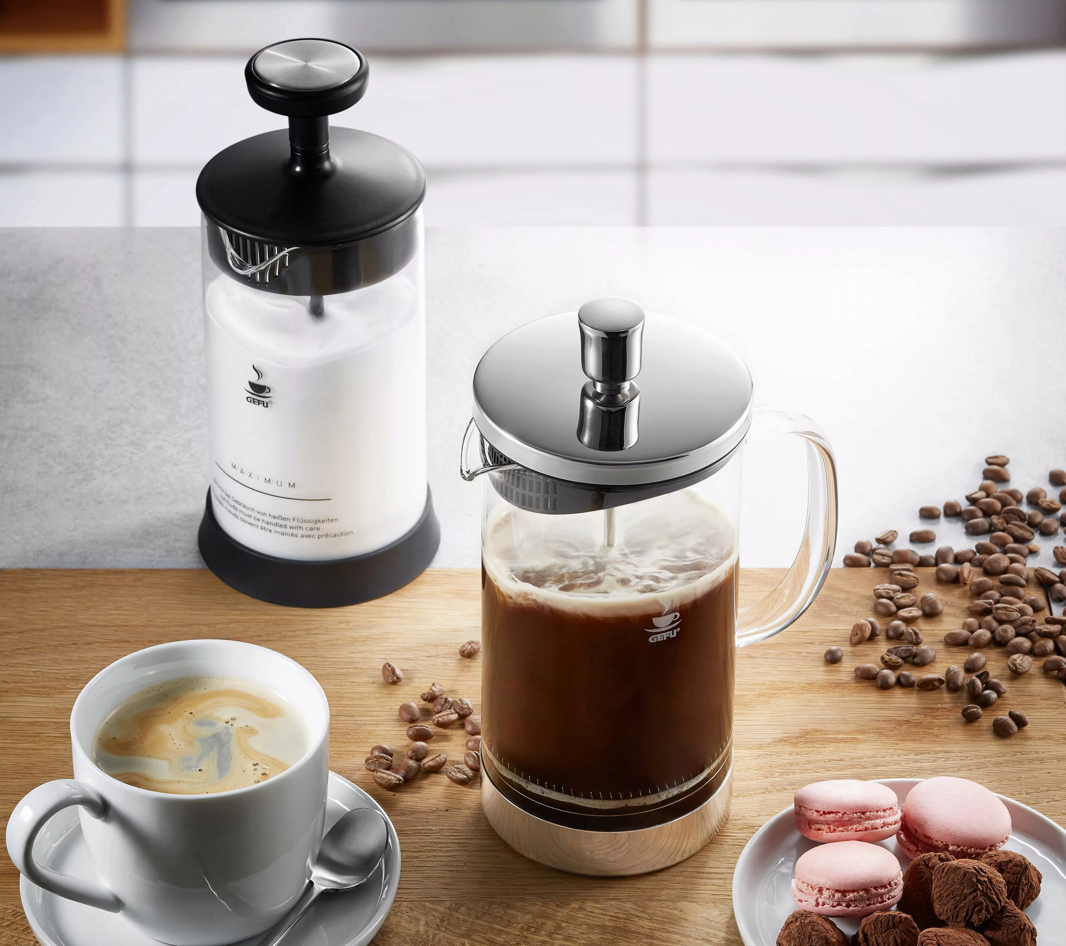 GEFU Kaffeebereiter »Diego«, 1,0 l Kaffeekanne, aus Borosilikatglas günstig online kaufen