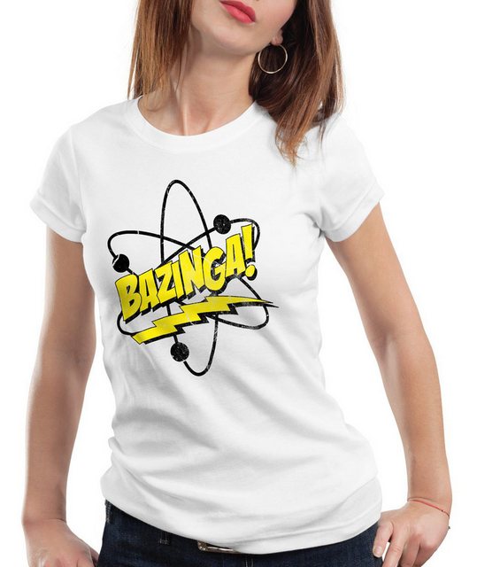 style3 T-Shirt Bazinga Sheldon the big bang theory sheldon cooper atom phys günstig online kaufen