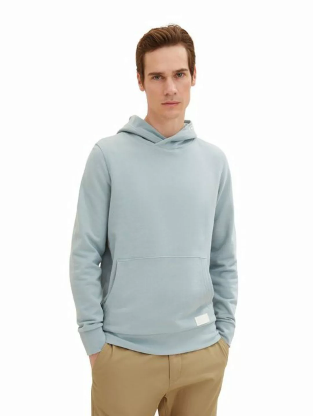 Tom Tailor Herren Kapuzenpullover Hoodie STRUCTURED LINING - Regular Fit günstig online kaufen