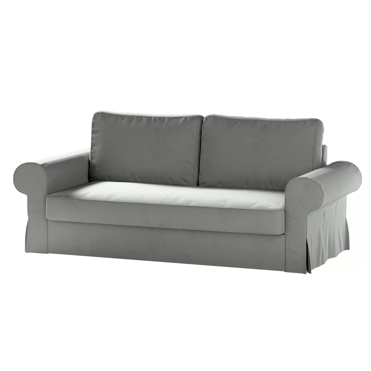 Bezug für Backabro 3-Sitzer Sofa ausklappbar, grau, Bezug für Backabro 3-Si günstig online kaufen