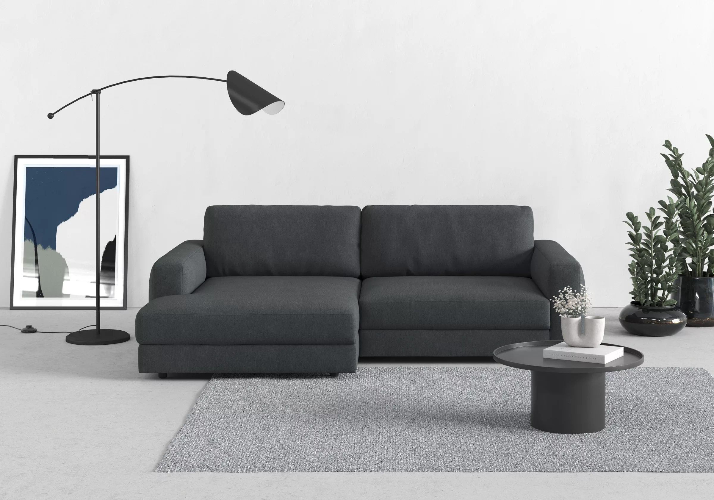 TRENDMANUFAKTUR Ecksofa »Bourbon, Designsofa mit tollem Sitzkomfort, L-Form günstig online kaufen