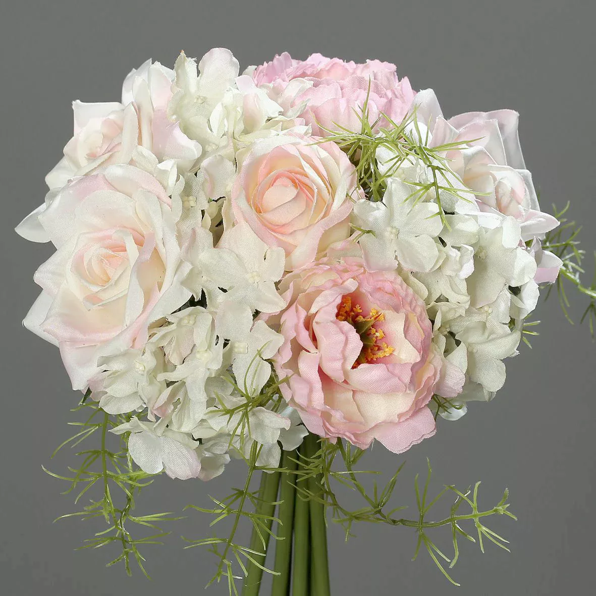 Kunstblume Rosen-Hortensien-Bouquet 20cm günstig online kaufen