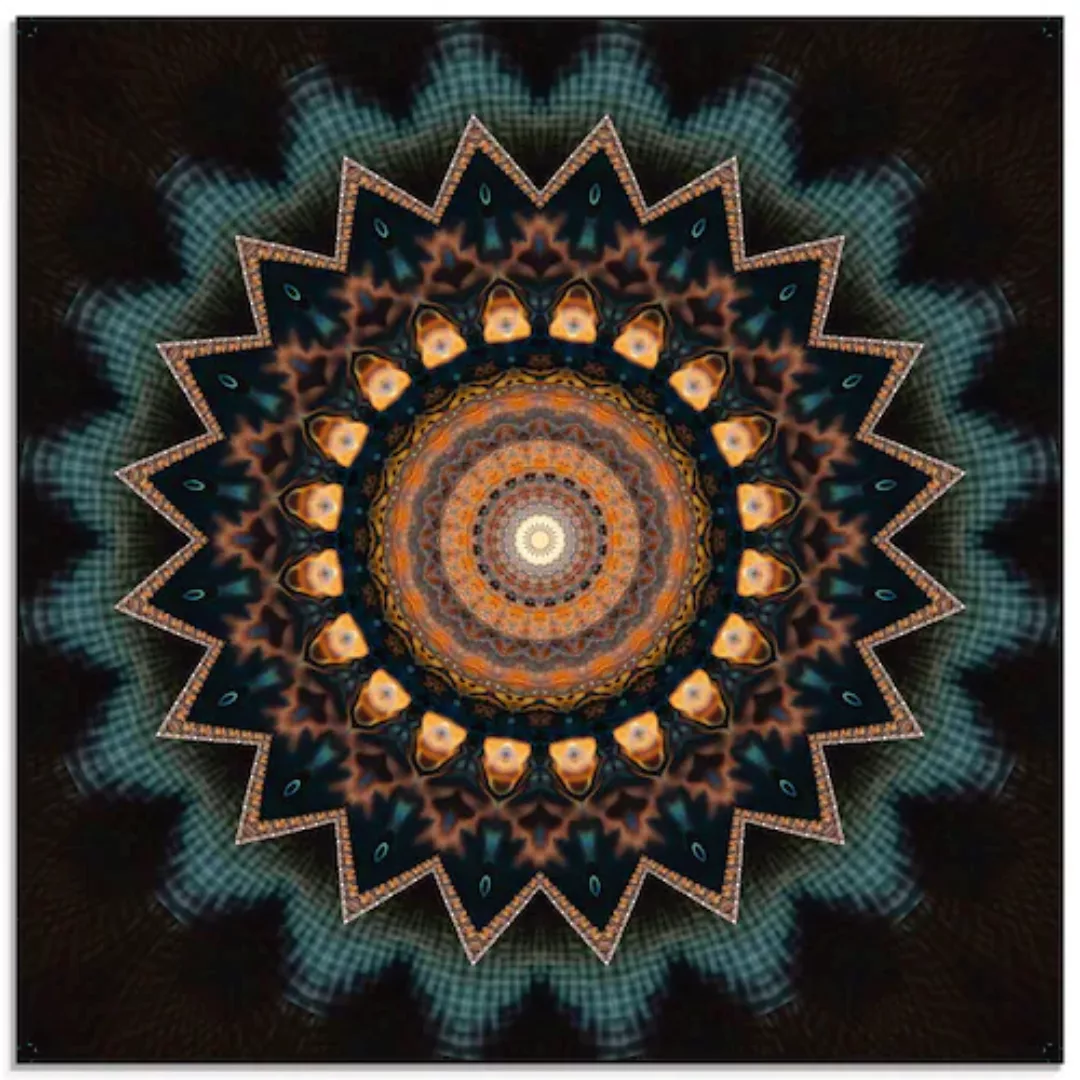 Artland Glasbild "Mandala kosmisches Bewusstsein", Muster, (1 St.), in vers günstig online kaufen