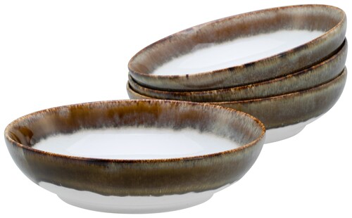 CreaTable Schale »Cascade, Poke Bowl 22,5 cm 4-tlg«, 4 tlg., aus Steinzeug, günstig online kaufen