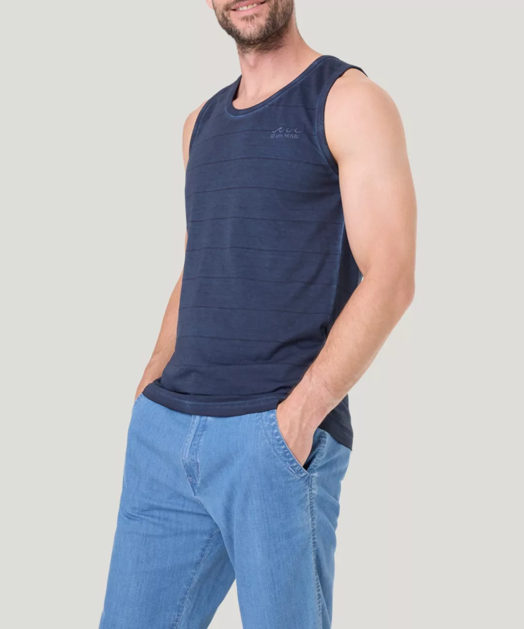 Pioneer Authentic Jeans T-Shirt, mit Streifen Muster günstig online kaufen
