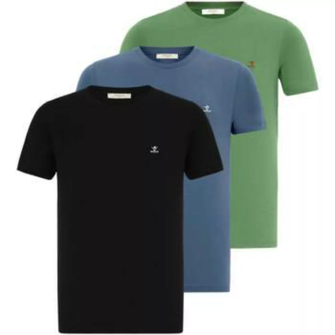Antioch  T-Shirts & Poloshirts Patrice 3 Pack Regular Fit Basic T-Shirt günstig online kaufen