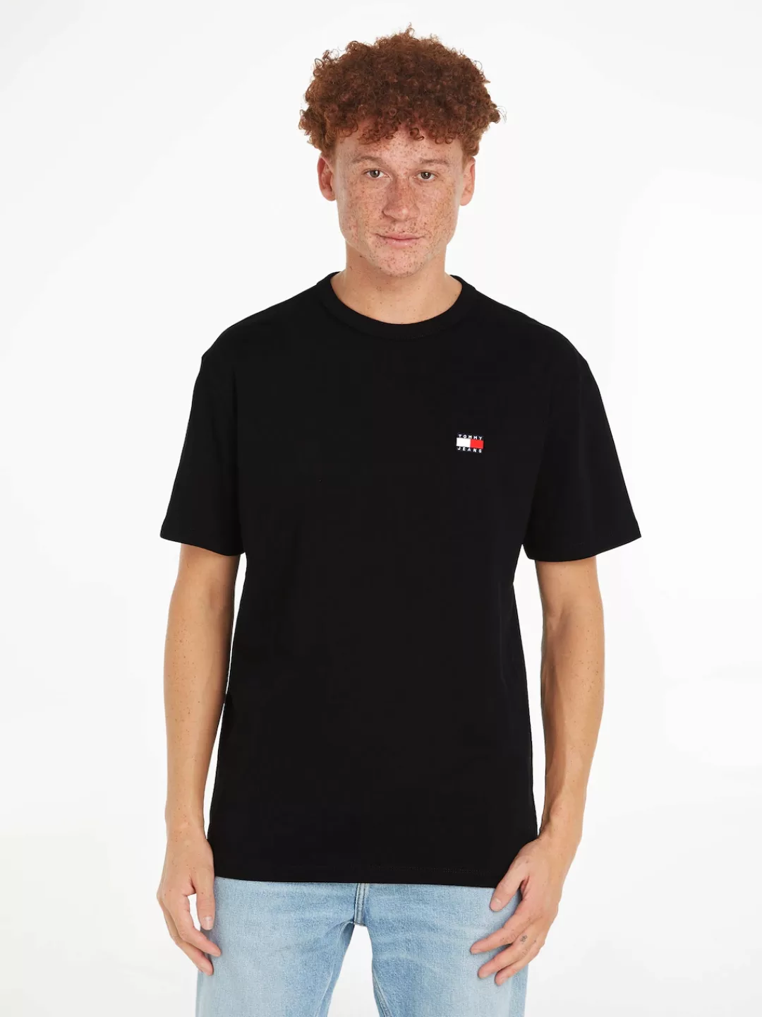 Tommy Jeans T-Shirt TJM REG BADGE TEE EXT mit Rundhalsausschnitt günstig online kaufen