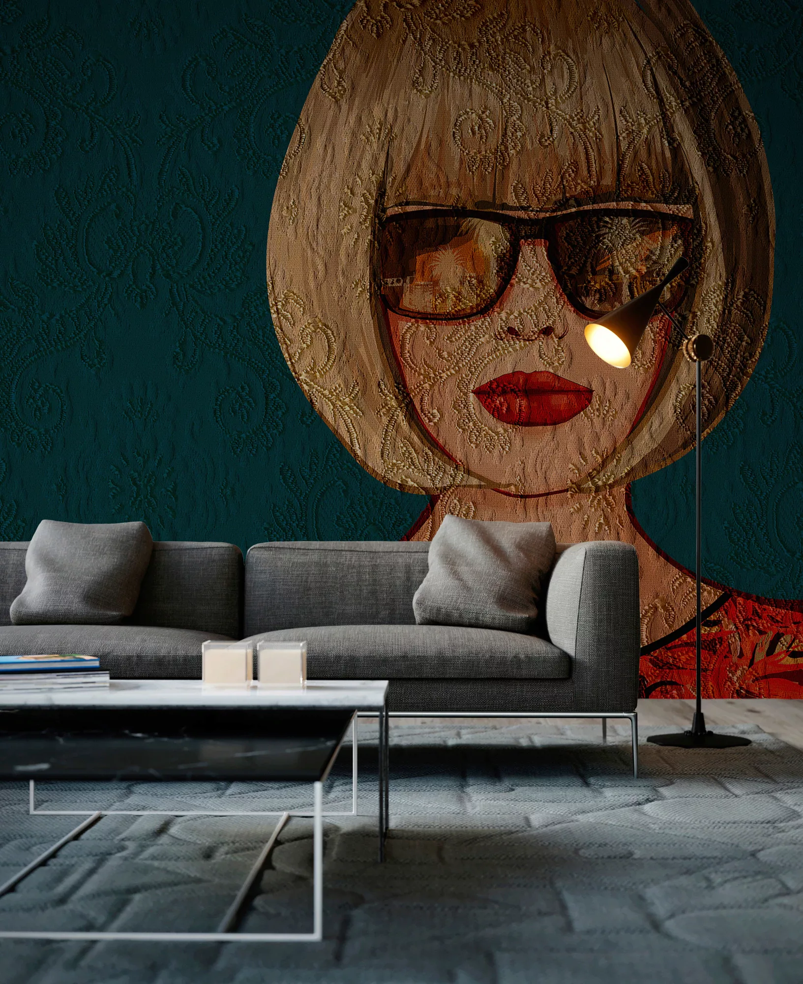 Architects Paper Fototapete »Atelier 47 Lady Ornament 2«, abstrakt, Vlies, günstig online kaufen