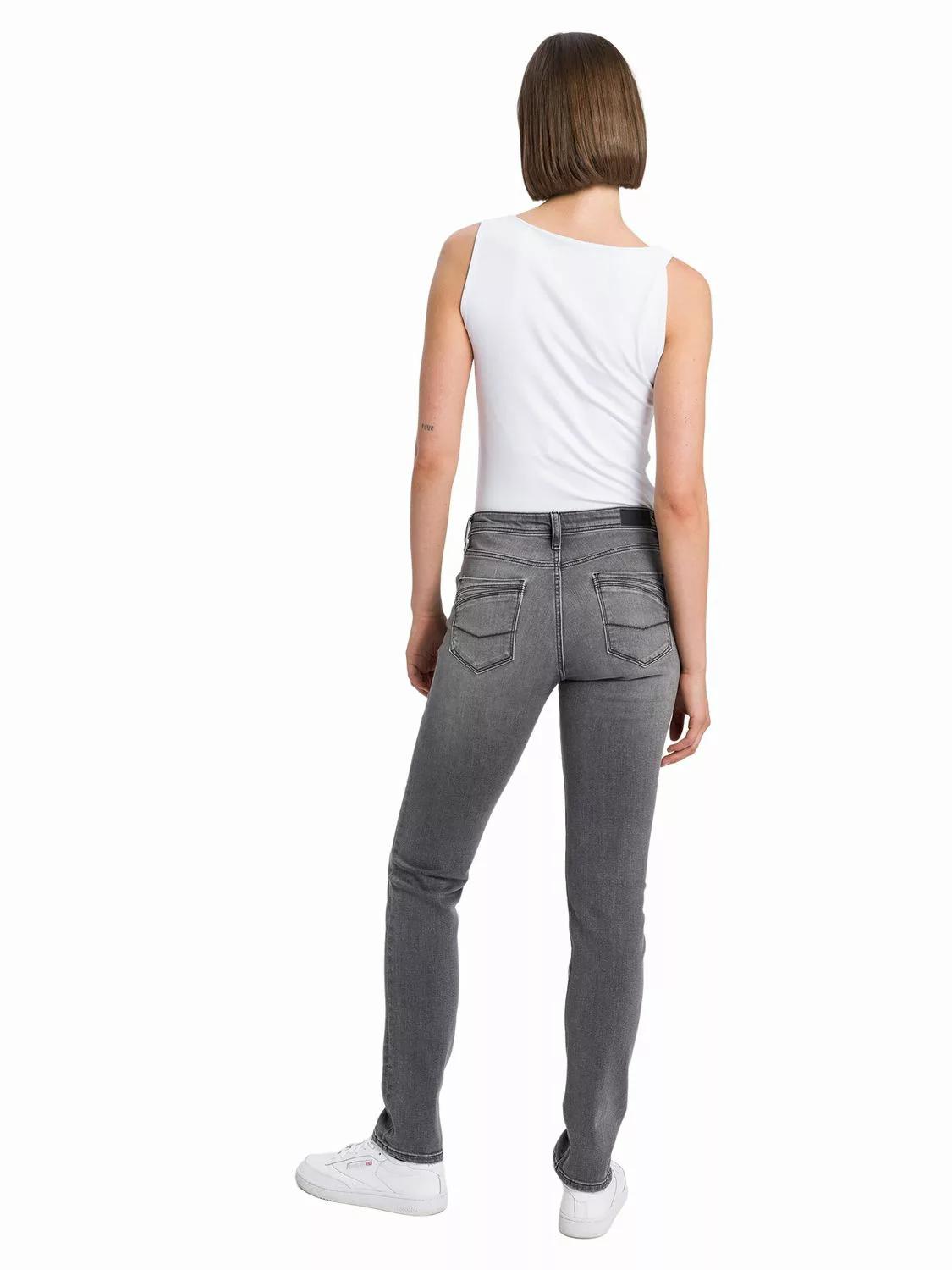 Cross Jeans Damen Jeans ANYA - Slim Fit - Grau - Grey Used günstig online kaufen