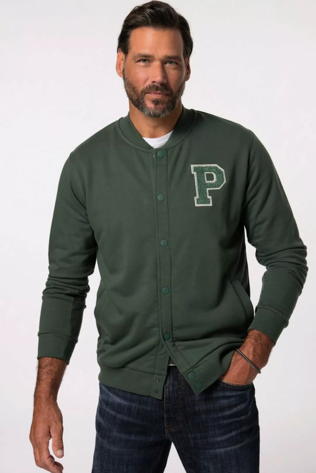 JP1880 Fleecejacke JP 1880 Collegejacke Sweat bis 7 XL günstig online kaufen