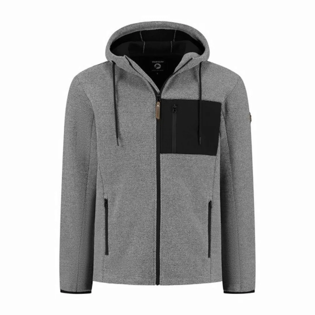 Travelin' Strickjacke Travelin' Lasse Cardigan Men Dark Grey 3XL günstig online kaufen