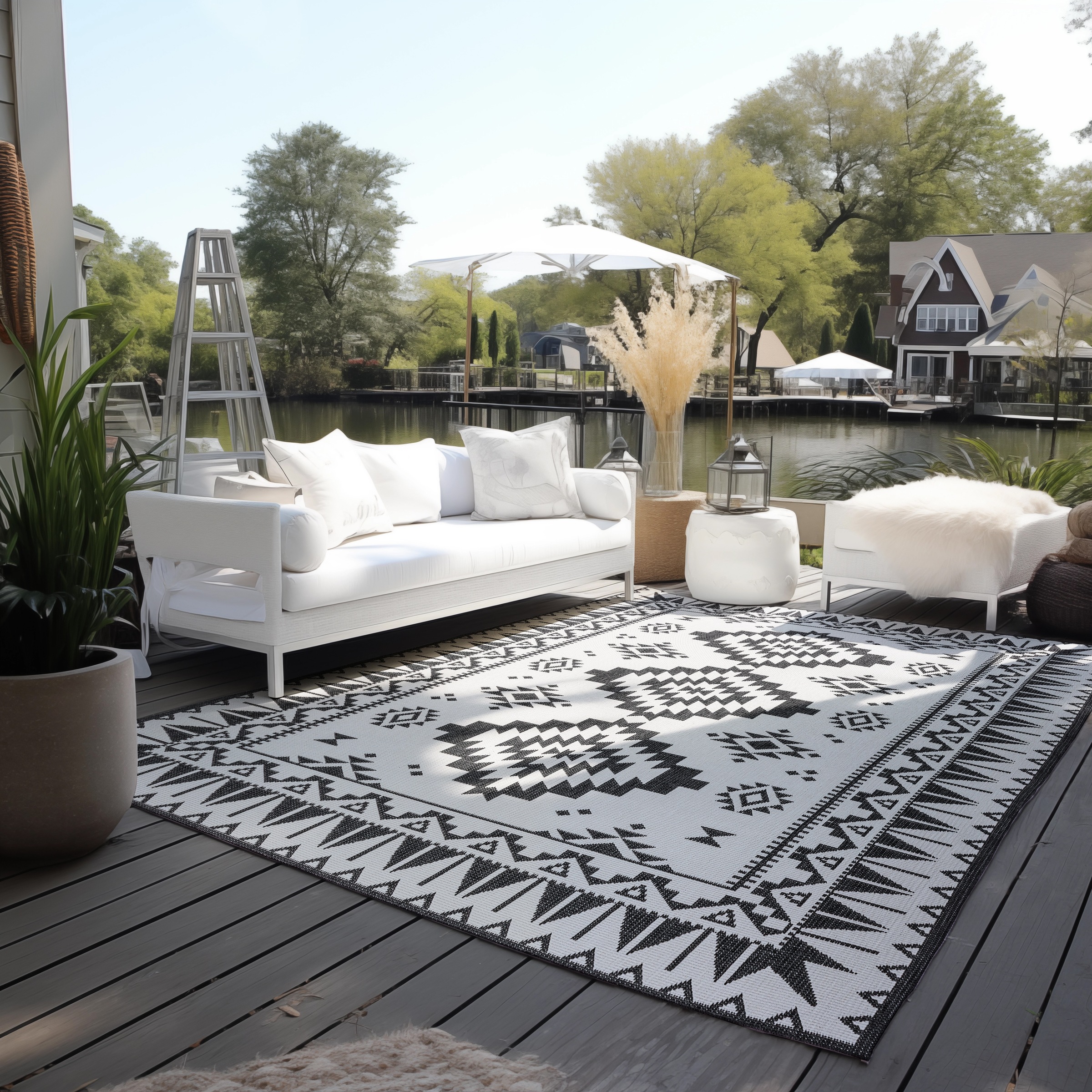 ELLE DECORATION Teppich »Dynamic, Wendeteppich«, rechteckig, 5 mm Höhe, Fla günstig online kaufen