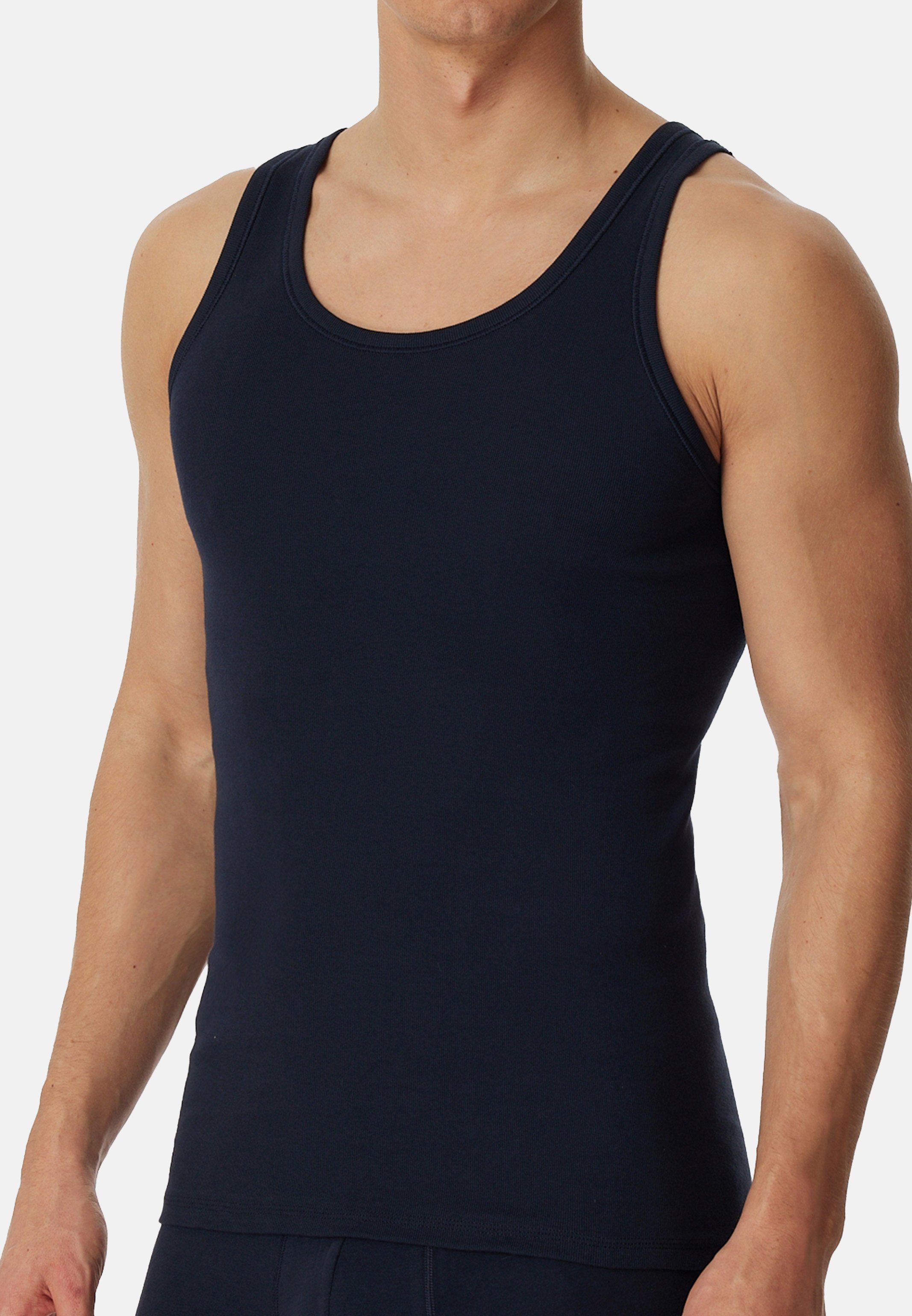 Schiesser Unterhemd 4er Pack Cotton Essentials günstig online kaufen