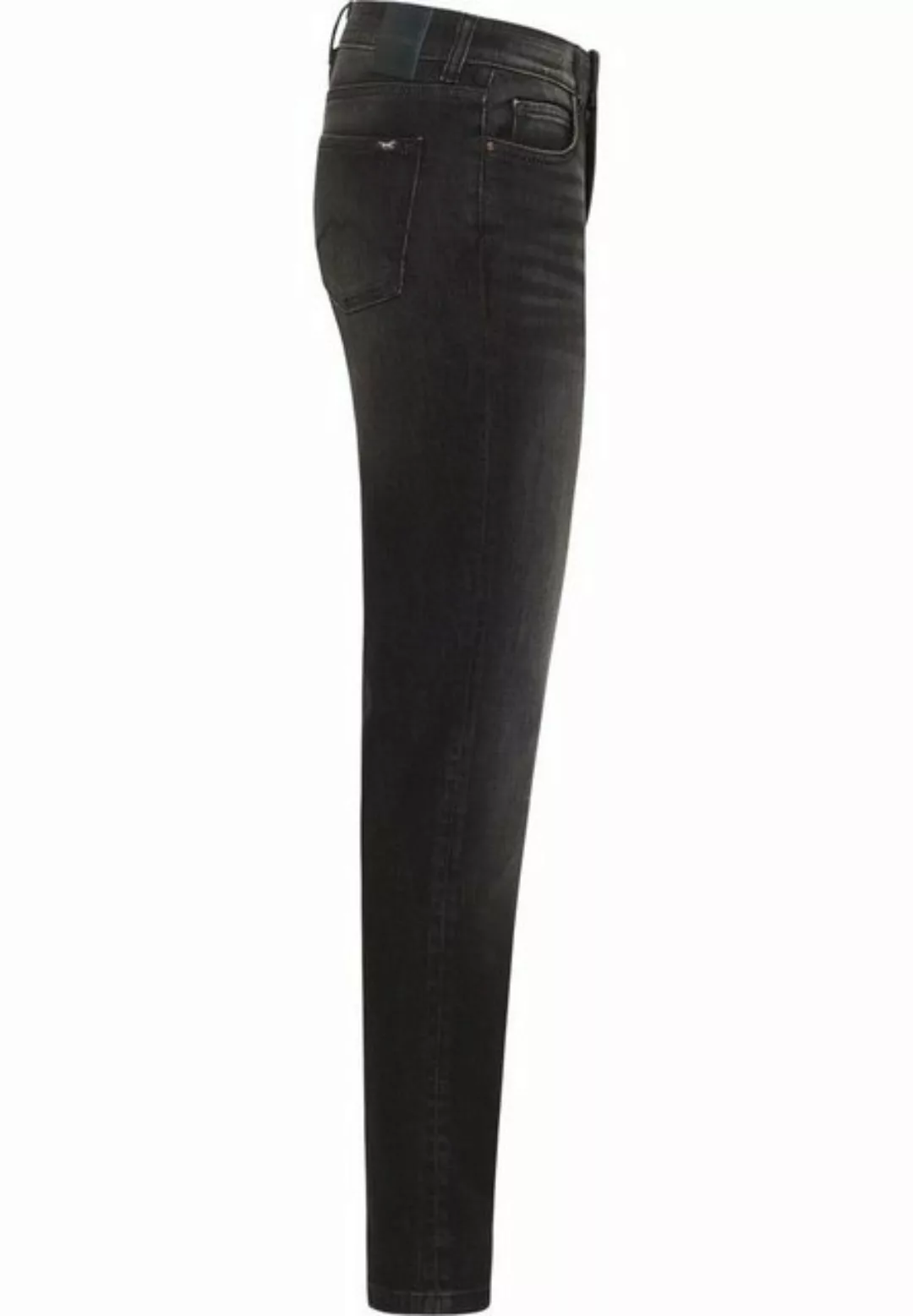 Mustang Damen Jeans CROSBY Relaxed Slim Fit - Schwarz - Black Denim günstig online kaufen