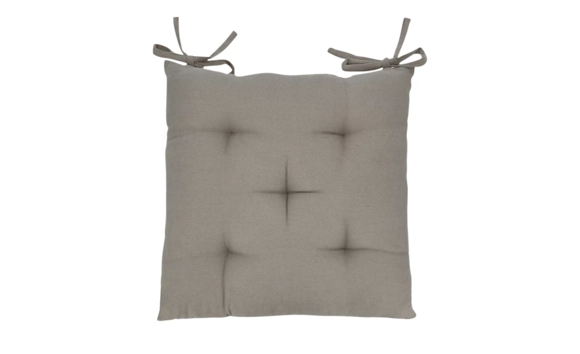 HOME STORY Stuhlkissen  Pia - beige - 100% Polyesterfüllung, 350gr. - 40 cm günstig online kaufen