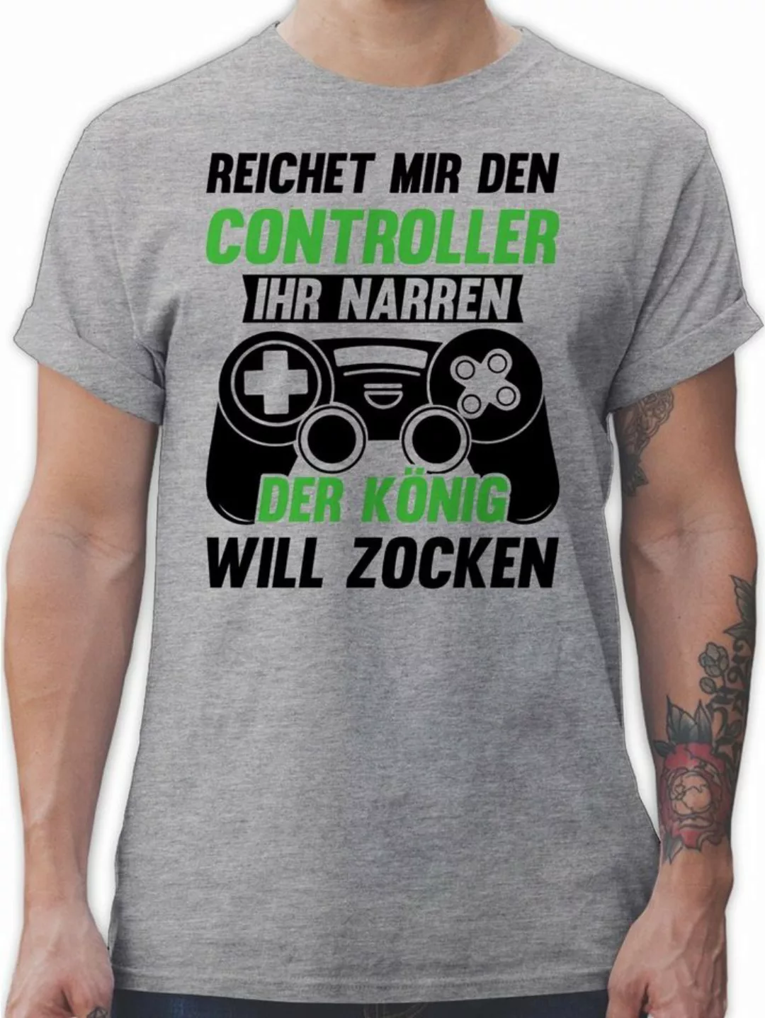 Shirtracer T-Shirt Reichet mir den Controller ihr Narren der König will zoc günstig online kaufen