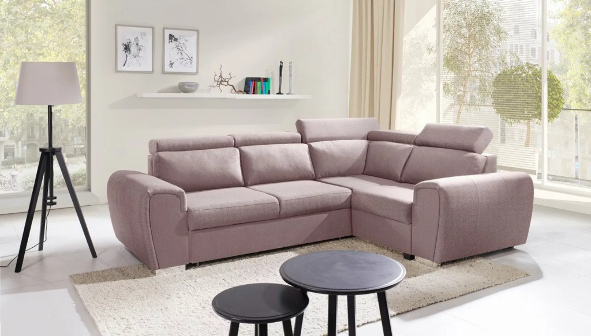 ALTDECOR Ecksofa WIZAR, Couch mit Schlaffunktion, Wohnzimmer - Wohnlandscha günstig online kaufen