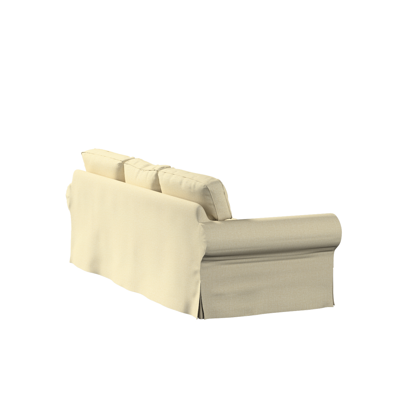 Bezug für Ektorp 3-Sitzer Schlafsofa, neues Modell (2013), olivgrün-creme, günstig online kaufen
