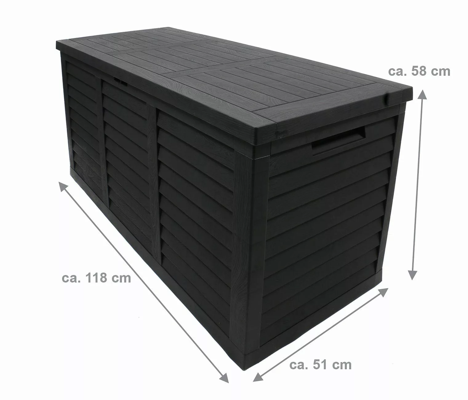 Bubble-Store Auflagenbox Gartenbox in Holzoptik (Gartenkiste günstig online kaufen