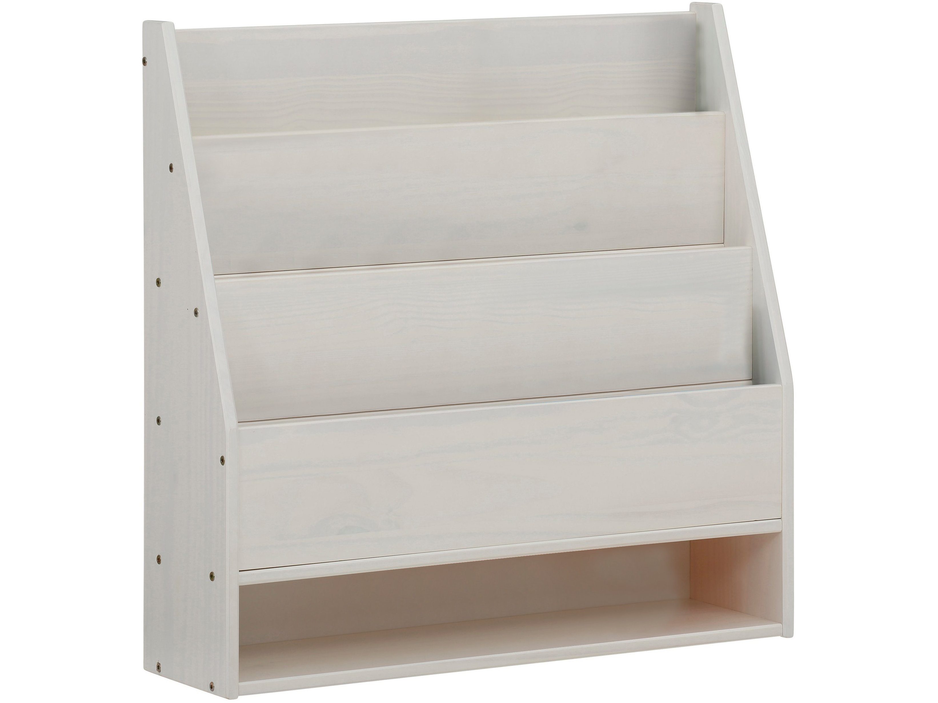 loft24 Bücherregal Allie, Wandregal aus Kiefernholz günstig online kaufen
