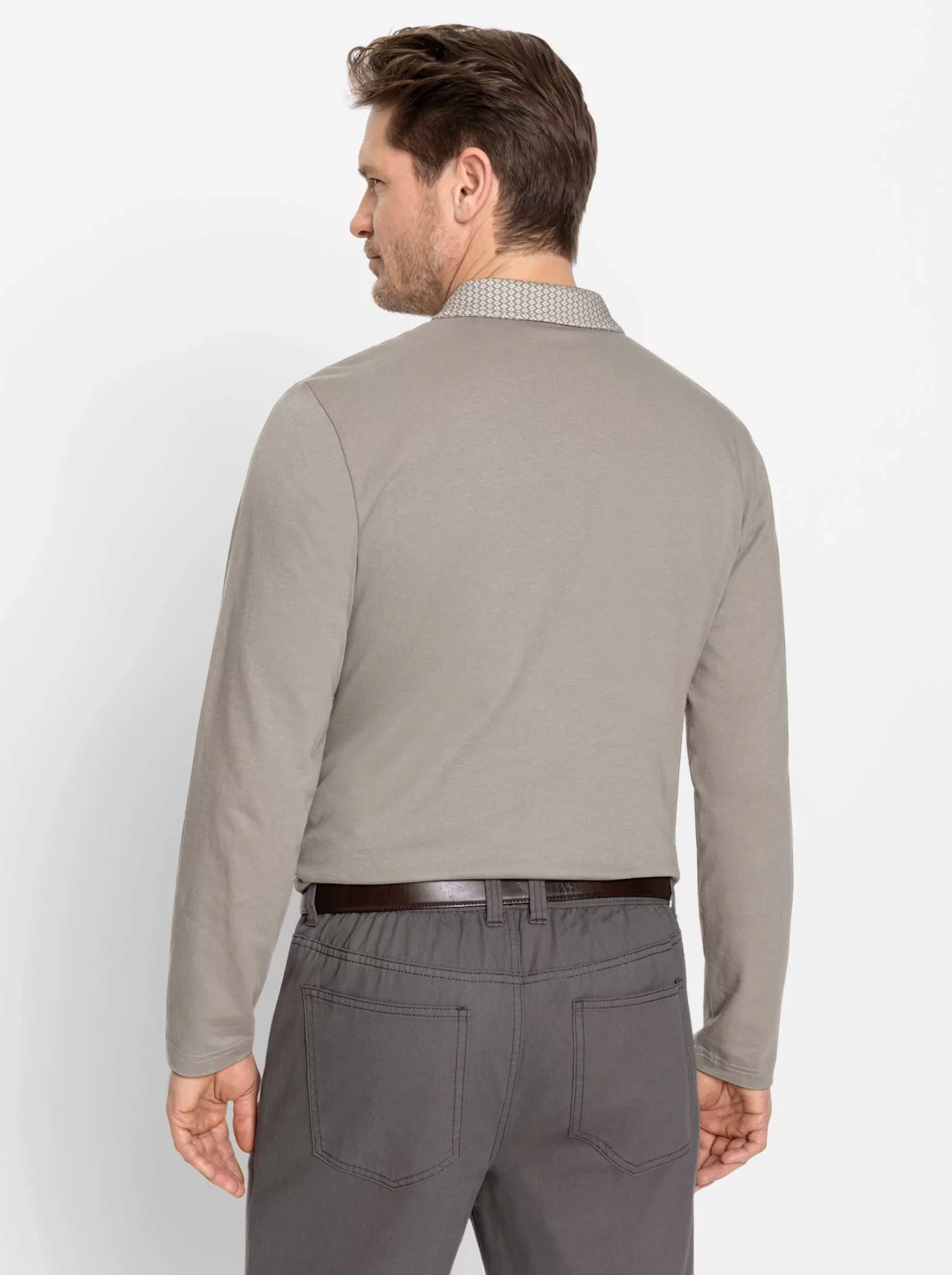 Marco Donati Poloshirt "Langarm-Poloshirt", (1 tlg.) günstig online kaufen
