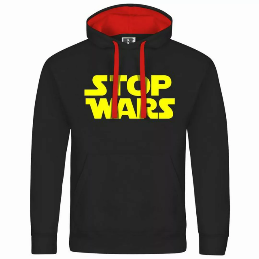 deinshirt Kapuzenpullover Herren Kapuzenpullover Stop Wars Mit Print Motiv, günstig online kaufen