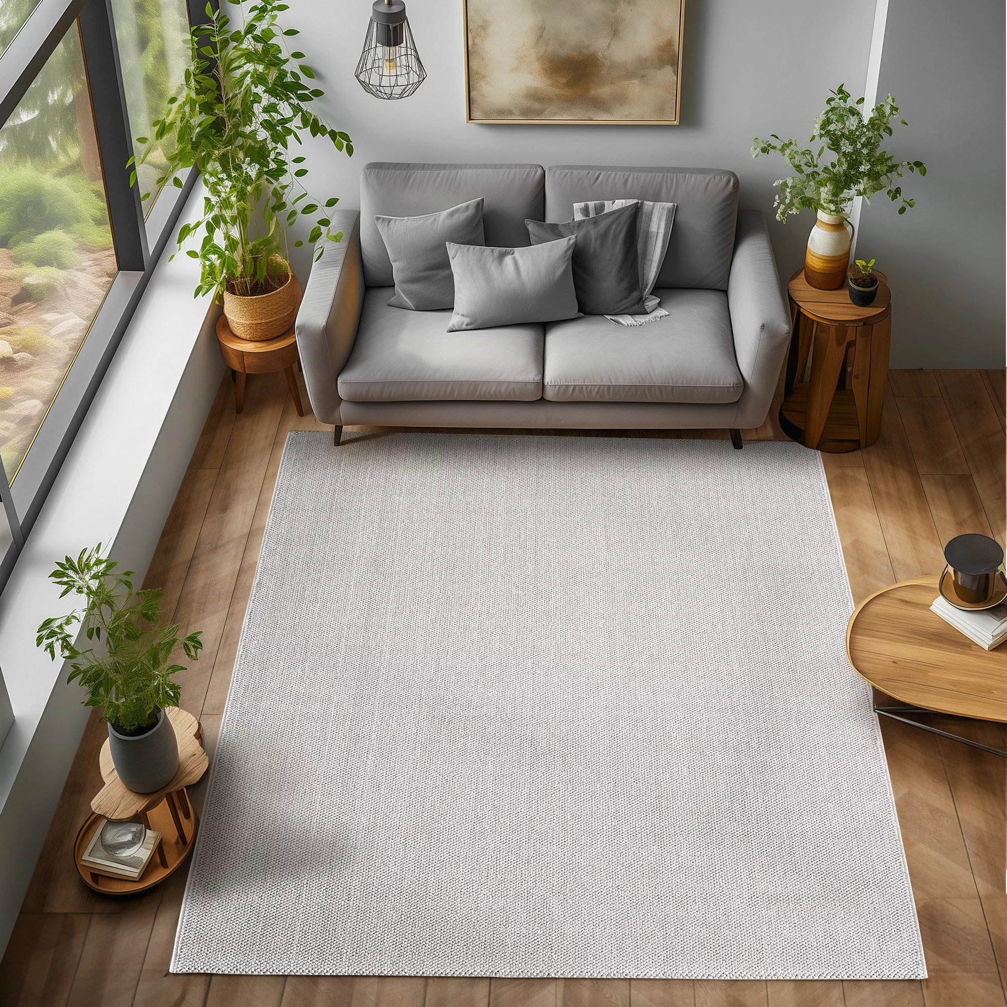 Ayyildiz Teppiche Teppich »LOOM 4300«, rechteckig, 7 mm Höhe, Läufer, Kurzf günstig online kaufen