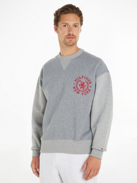 Tommy Hilfiger Sweatshirt SMALL CREST CREWNECK mit Logo-Stickerei auf der B günstig online kaufen