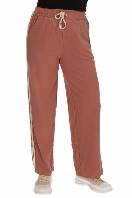 cofi1453 Jogger Pants Sport Freizeit Damen Hose Jogger Streifen Design Jogg günstig online kaufen