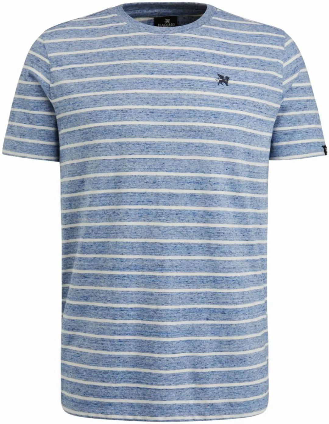 Vanguard T-Shirt Streifen Blau - Größe XXL günstig online kaufen