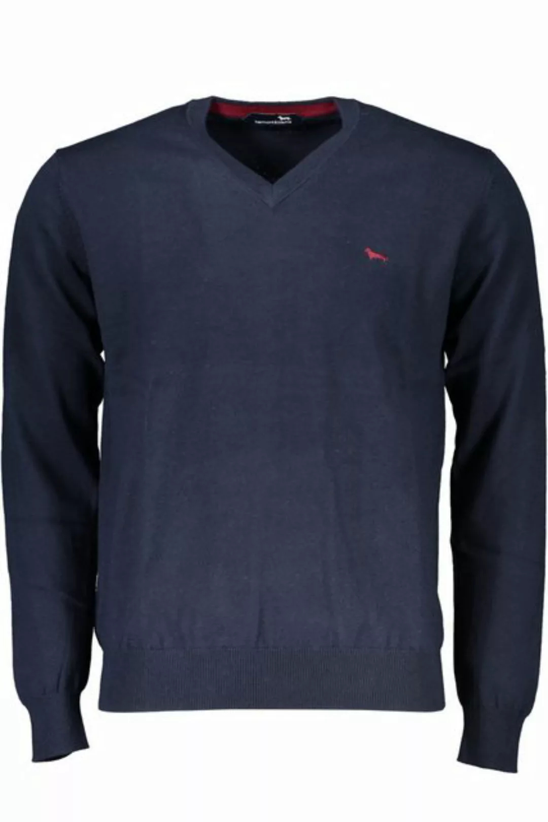 Harmont & Blaine Strickpullover Eleganter Herrenpullover Blau mit V-Ausschn günstig online kaufen