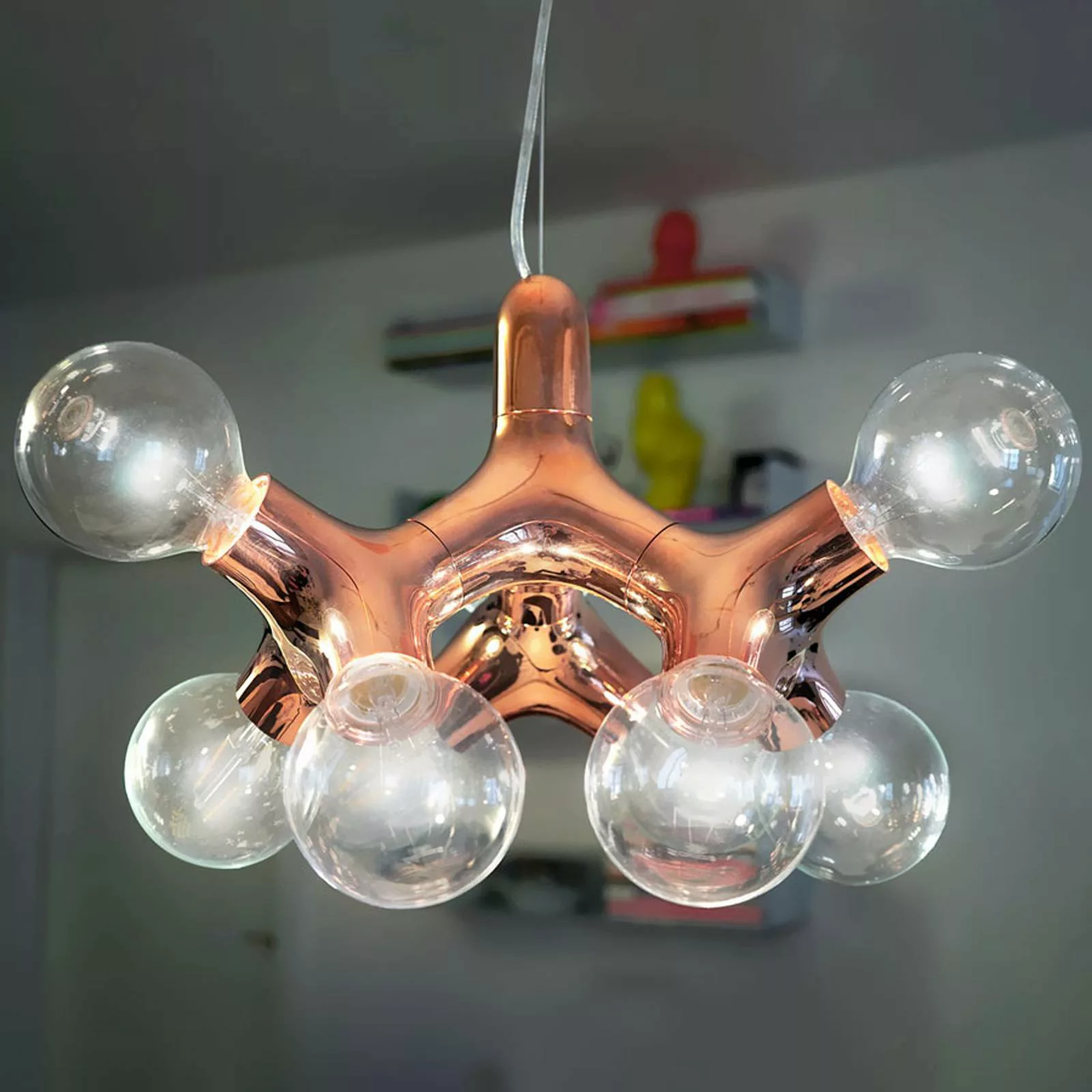 next DNA Chandelier - Designer-Kronleuchter kupfer günstig online kaufen