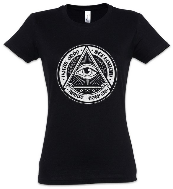 Urban Backwoods Print-Shirt Illuminati Eye Damen T-Shirt Illuminaten Freima günstig online kaufen