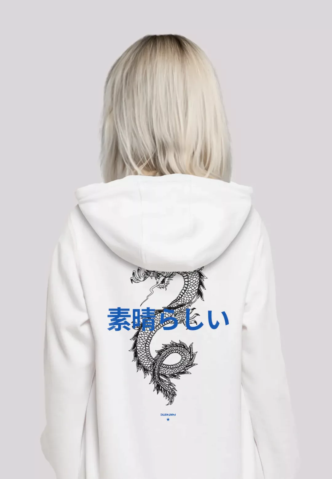 F4NT4STIC Kapuzenpullover "Dragon lila" günstig online kaufen