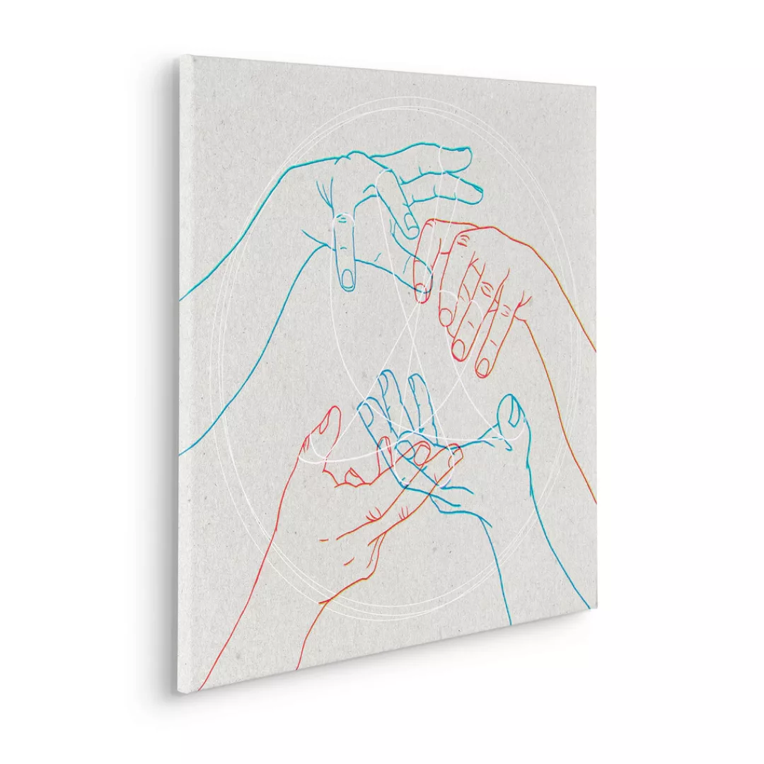 Komar Leinwandbild "Glory Hands", (1 St.), 60x60 cm (Breite x Höhe), Keilra günstig online kaufen