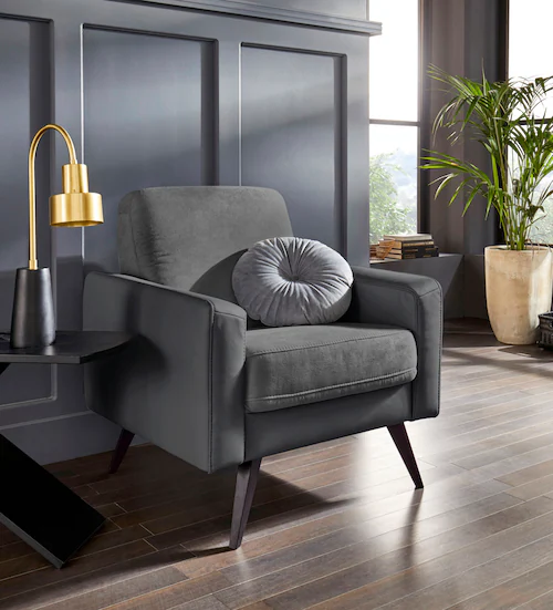 exxpo - sofa fashion Sessel "Samso, Loungesessel mit tollem Sitzkomfort", K günstig online kaufen