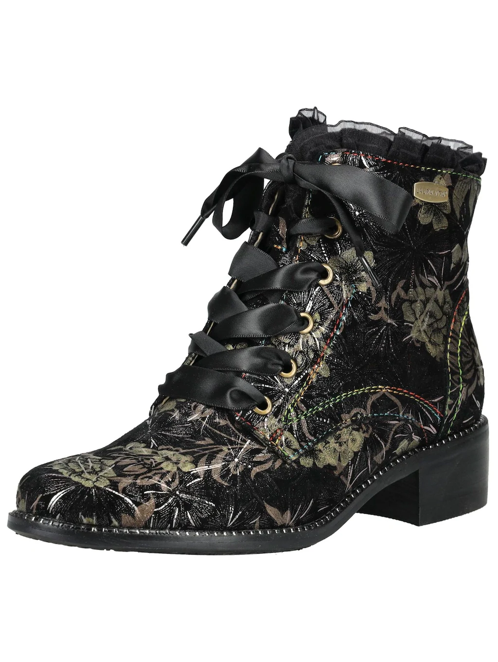LAURA VITA Schnürstiefelette "LAURA VITA Stiefelette Leder" günstig online kaufen