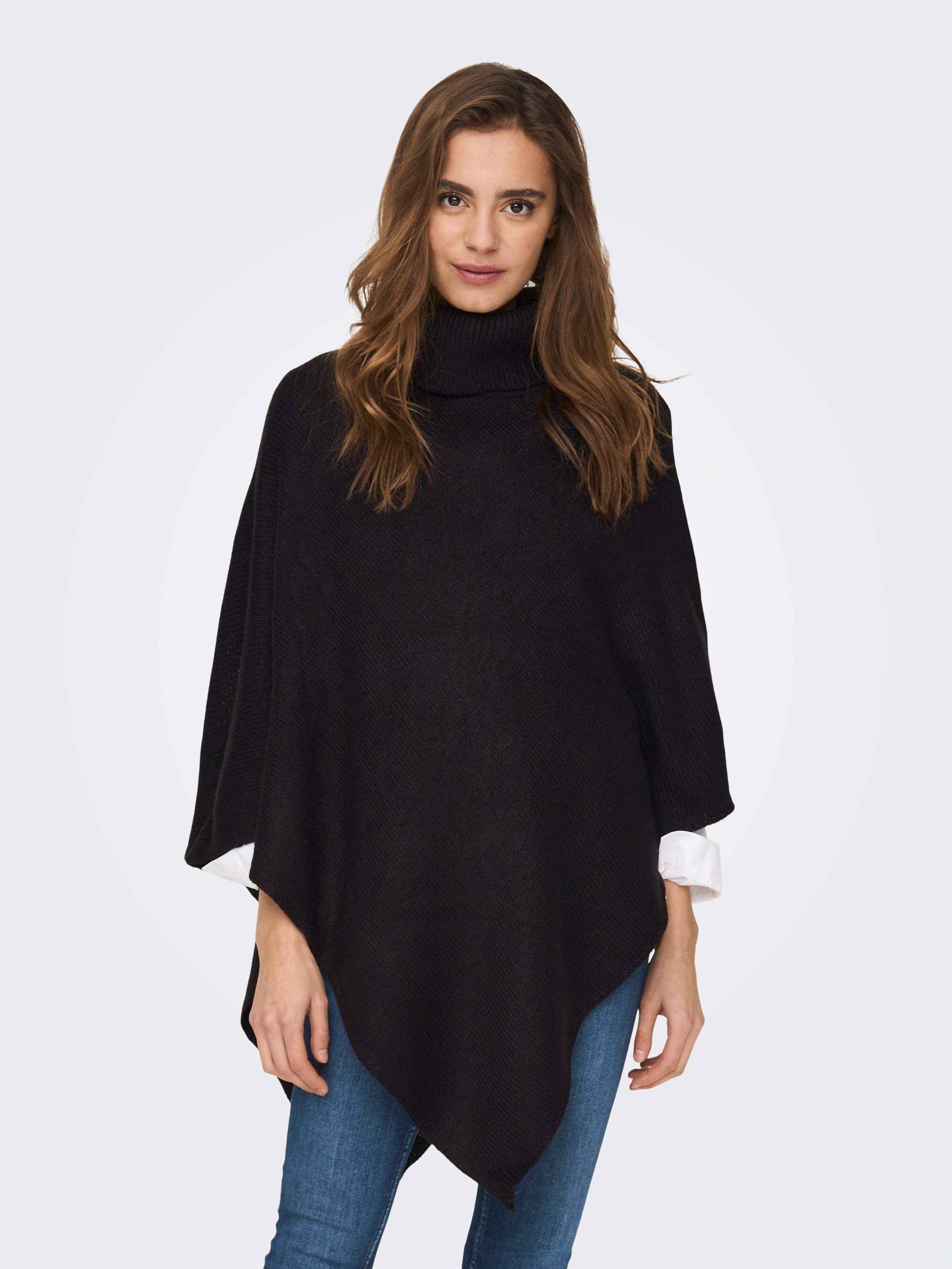 ONLY Strickponcho "ONLNICOYA L/S PONCHO EX KNT" günstig online kaufen