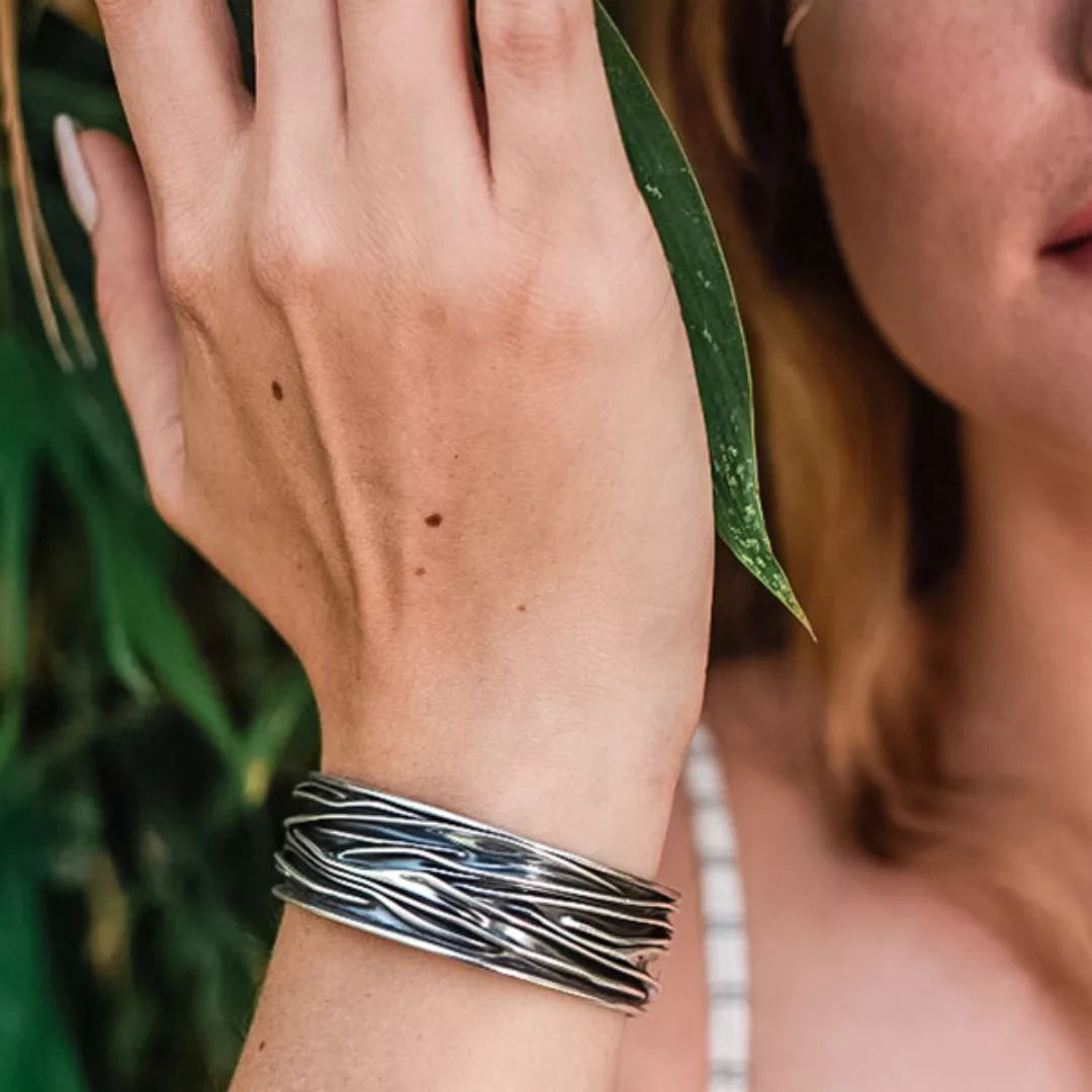 Silber Armband Wellen Fair-trade Und Handmade günstig online kaufen