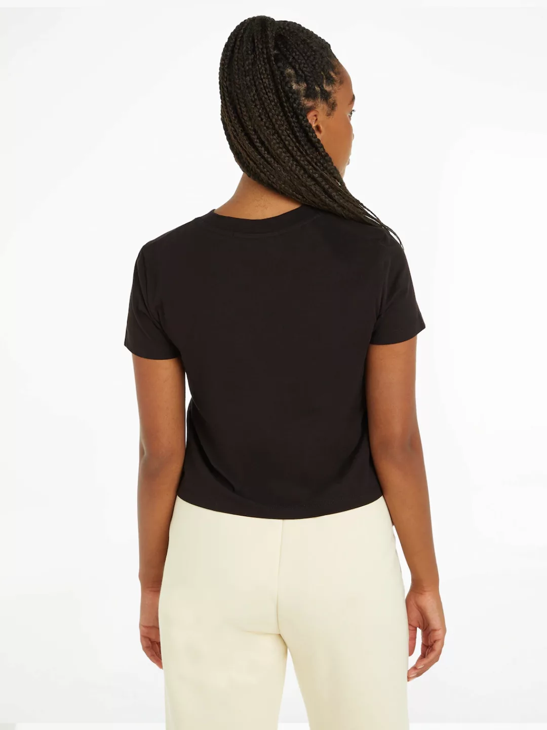 Calvin Klein Jeans T-Shirt "BOLD MONOLOGO BABY TEE" günstig online kaufen