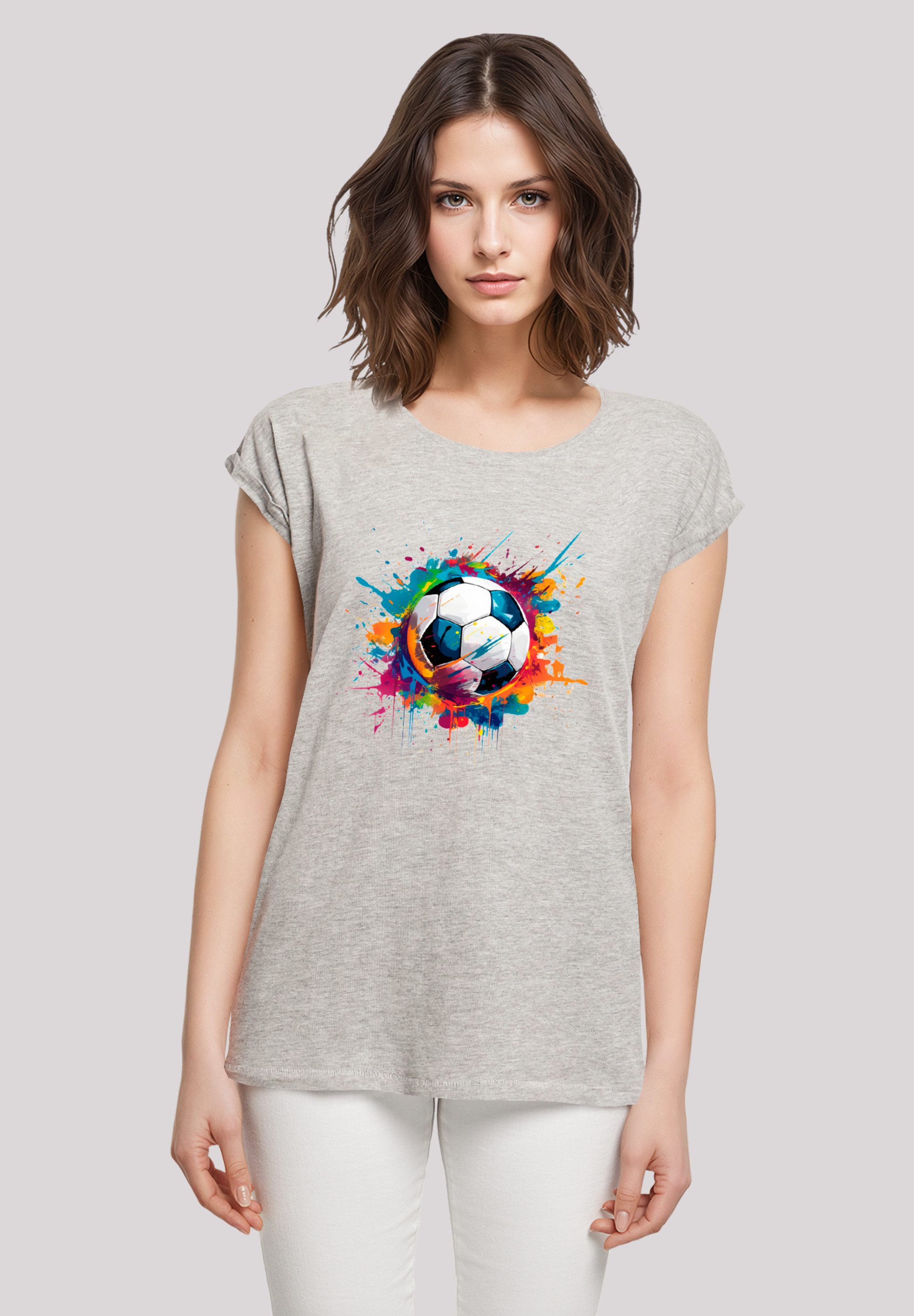 F4NT4STIC T-Shirt Bunte Fußball Grafik Premium günstig online kaufen