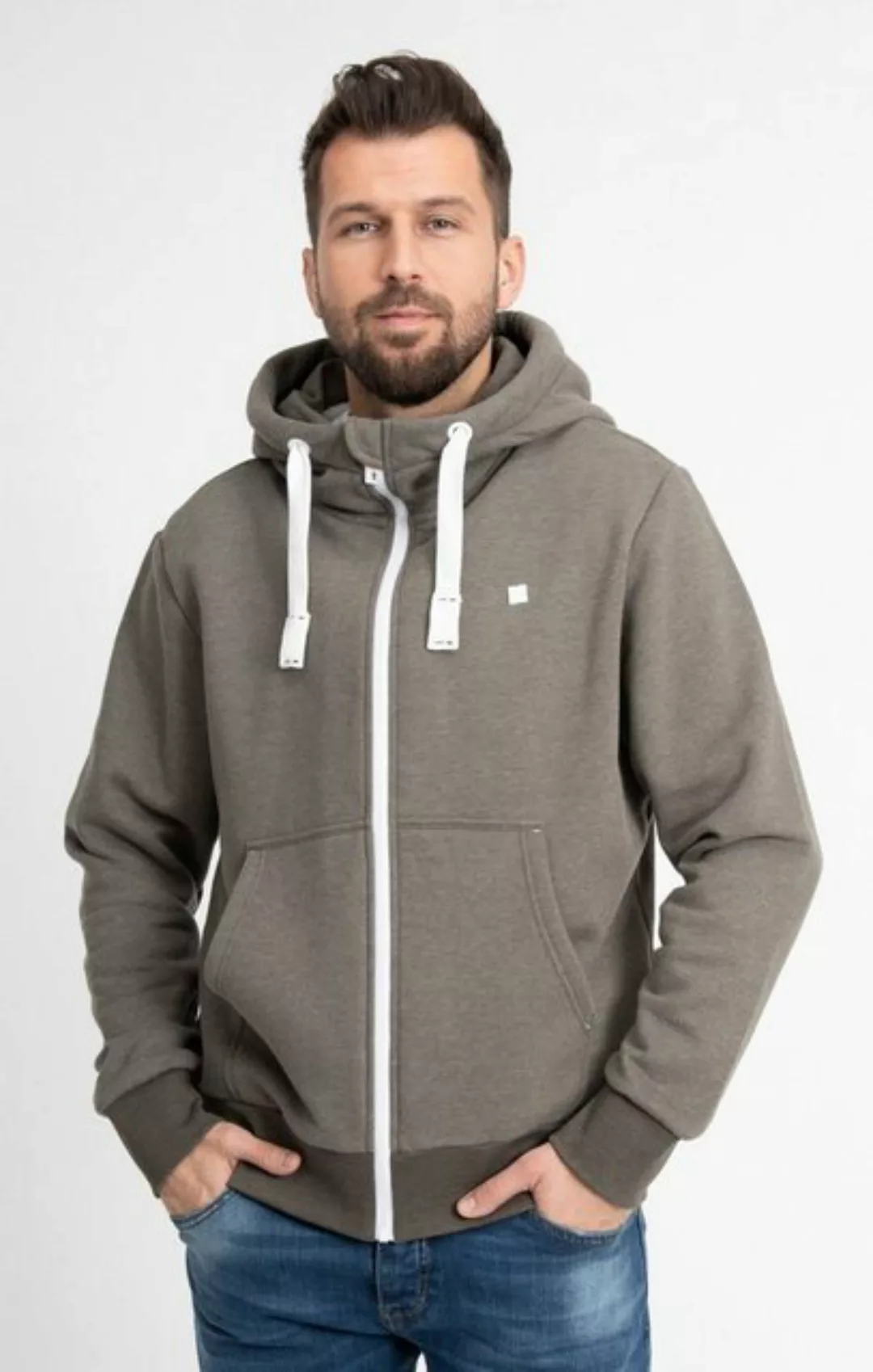 DEPROC Active Stehkragenpullover FinnDC Herren Zip-Hoodie günstig online kaufen