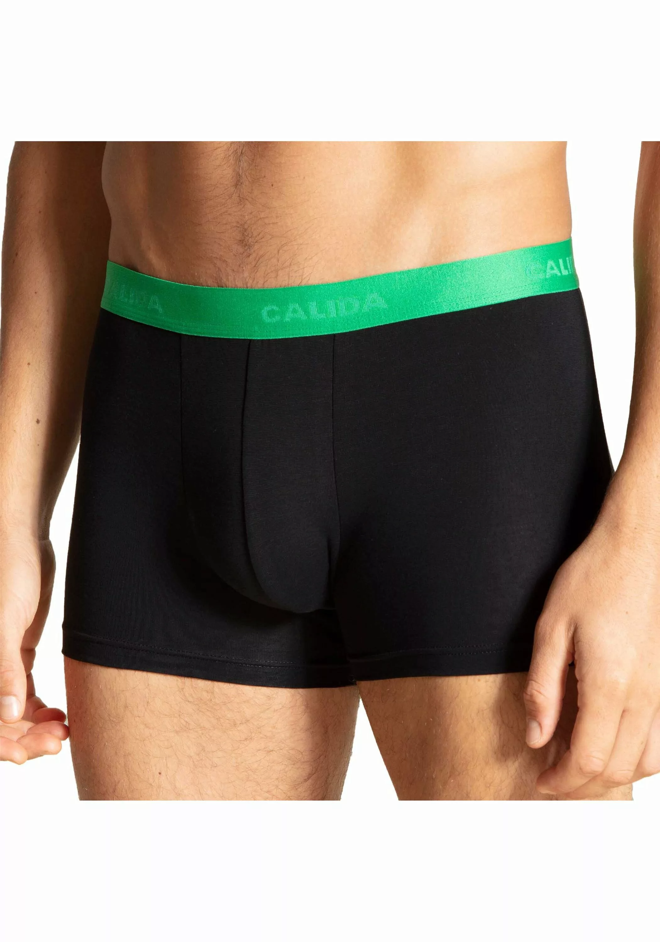 CALIDA Boxershorts "Natural Benefit", (3er Pack), mit formstabiler Single J günstig online kaufen