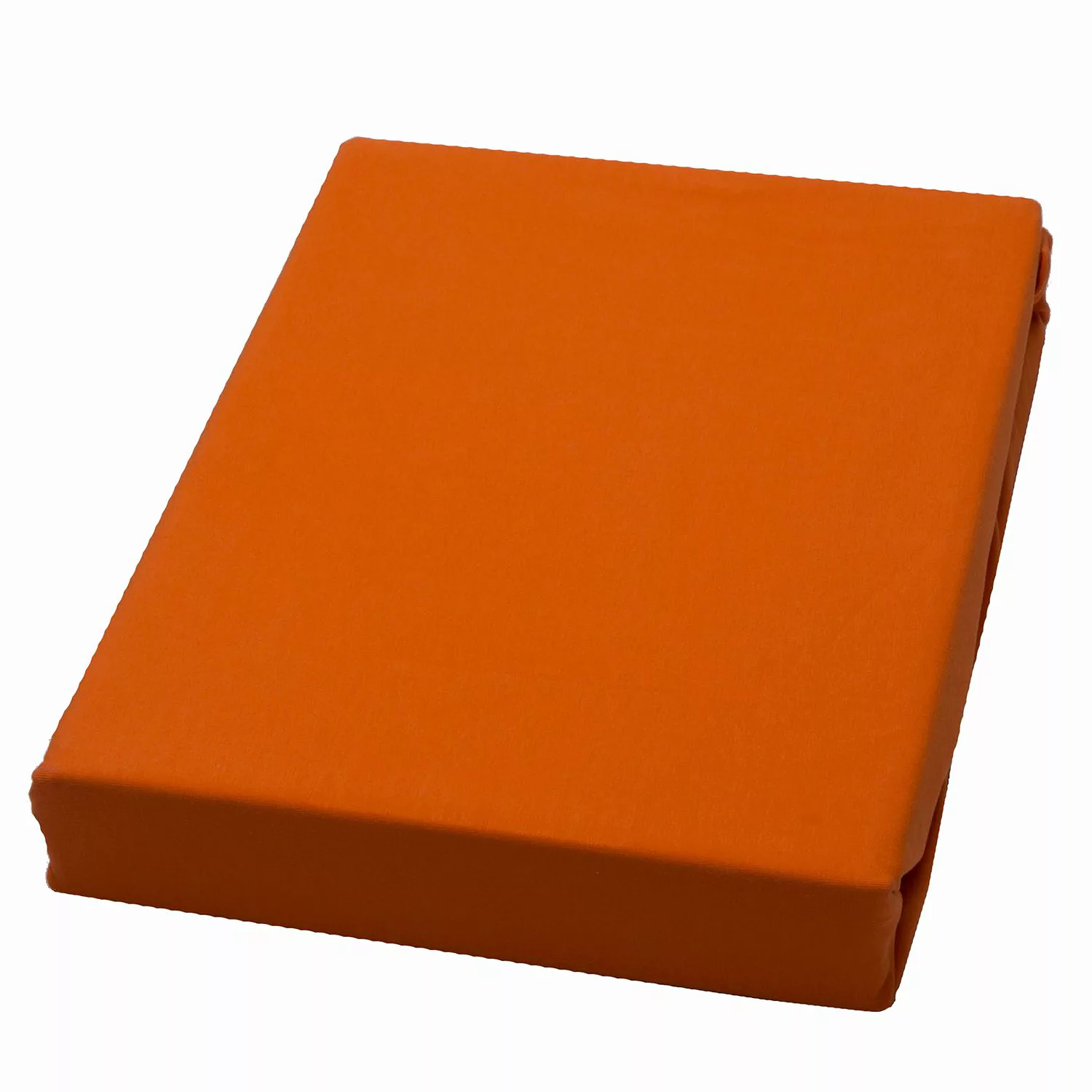 home24 domoLine Spannbetttuch Domoline 200x200 cm (BxT) Mischgewebe Orange günstig online kaufen