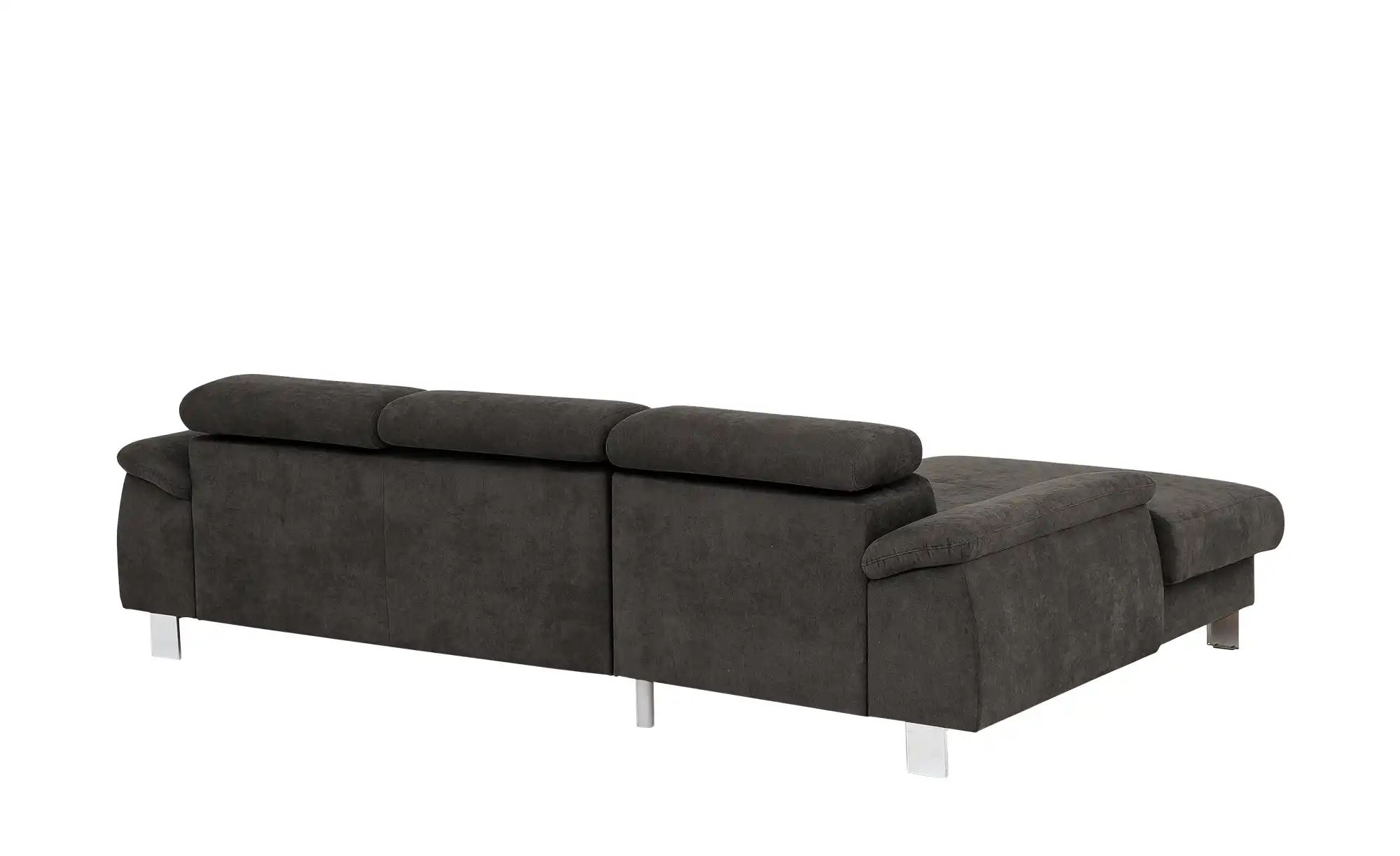 uno Ecksofa aus Velours Micky ¦ braun ¦ Maße (cm): B: 166 H: 72 T: 244 Pols günstig online kaufen