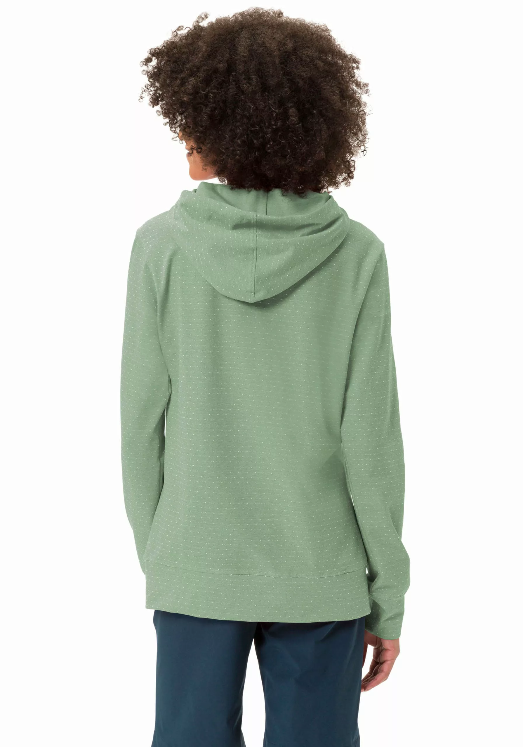 VAUDE Kapuzensweatshirt "WOMENS TUENNO PULLOVER", Logoprägung auf dem Arm günstig online kaufen