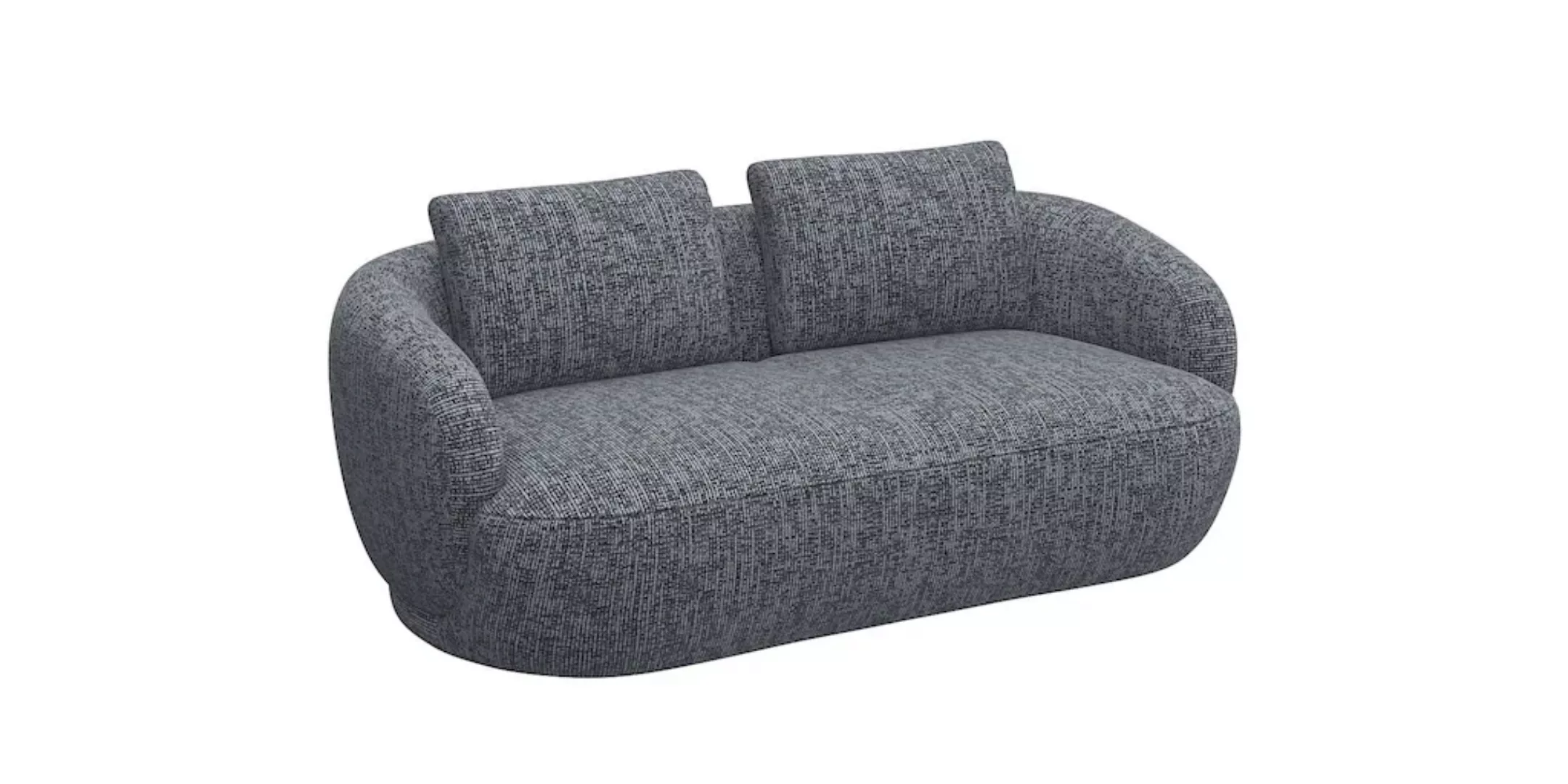 FLEXLUX 2,5-Sitzer »Torino, rund, Couch, Loveseat,«, Modernes, organisches günstig online kaufen